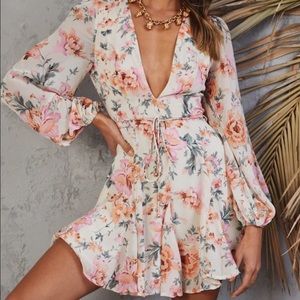 NWT Hello Molly Need No Man Mini Dress Orange Floral